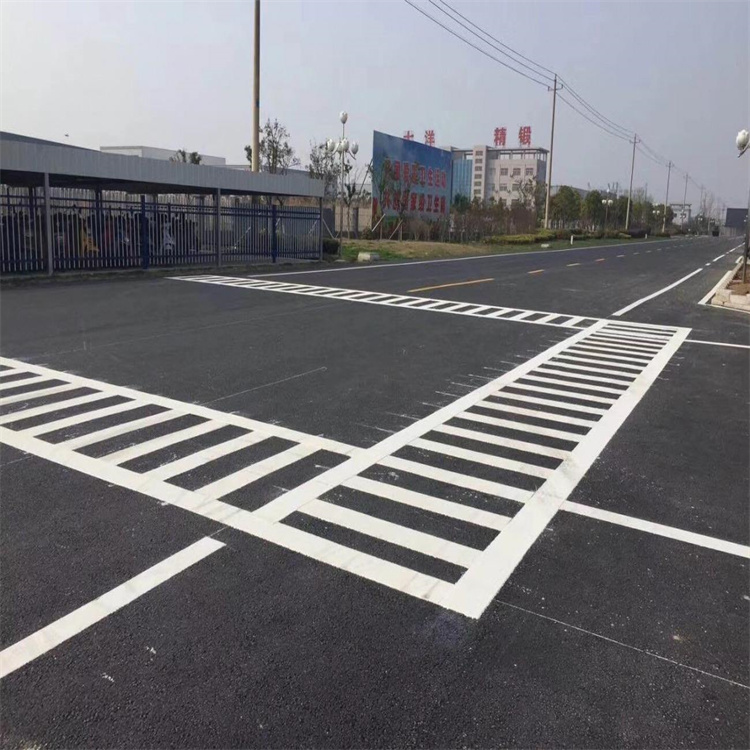 天津停车位划线工程-河东区园区道路划线多少钱一米